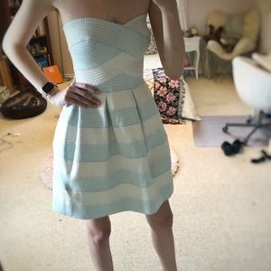 B. Darlin blue and white dress